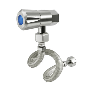 AMOZA MINI CISTERN KIT BRUSHED STAINLESS STEEL