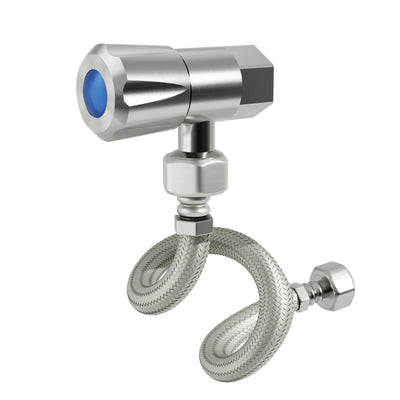 AMOZA LEAD FREE MINI CISTERN KIT BRUSHED STAINLESS STEEL