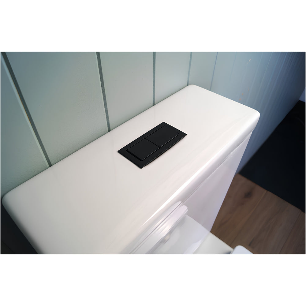 TURNER HASTINGS RECTANGLE FLUSH BUTTON MATTE BLACK