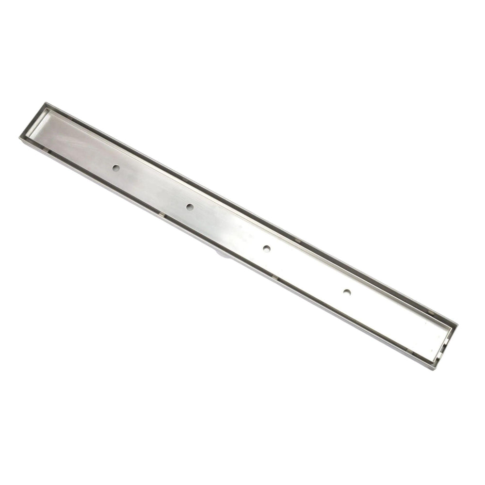 POSEIDON TIFD FLOOR GRATE OUTLET 80MM CHROME 600MM, 800MM, 900MM, 1000MM AND 1200MM