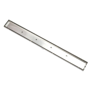 POSEIDON TIFD FLOOR GRATE OUTLET 80MM CHROME 600MM, 800MM, 900MM, 1000MM AND 1200MM