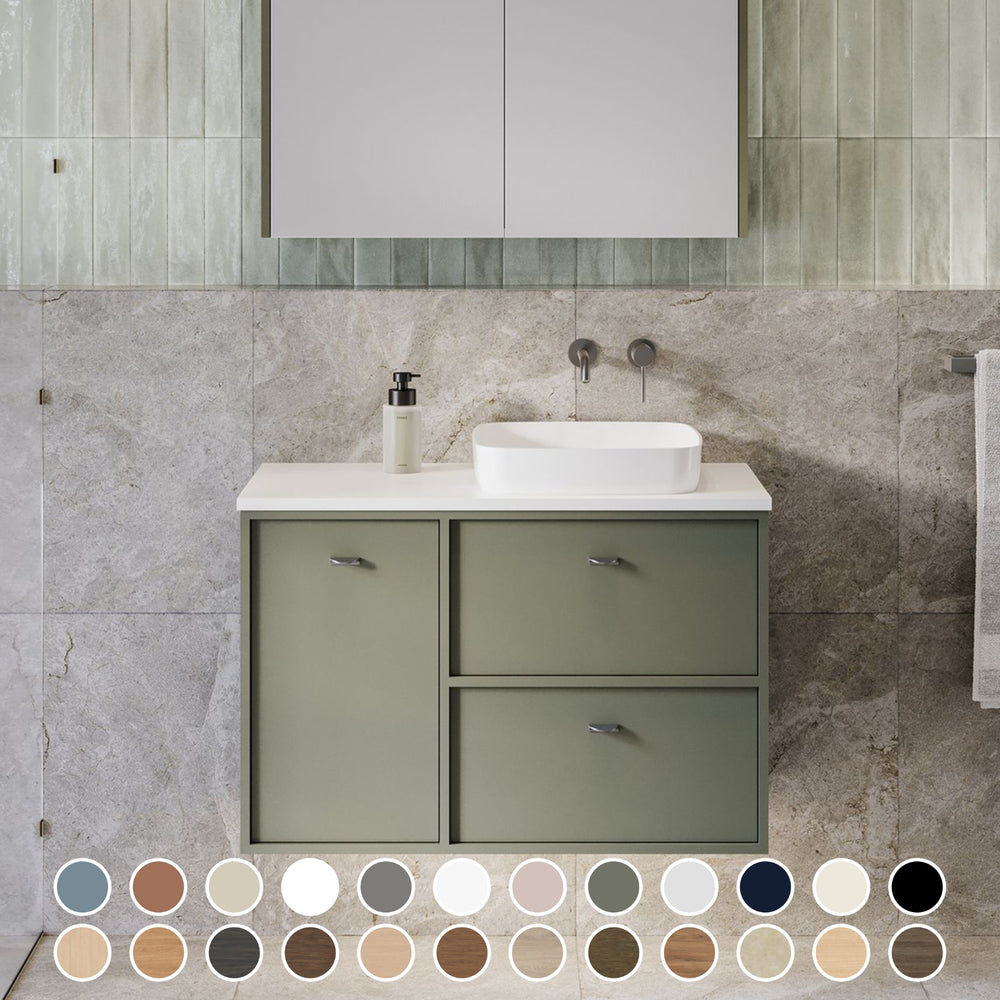 TIMBERLINE TAKANO CUSTOM WALL HUNG VANITY (ALL SIZING)