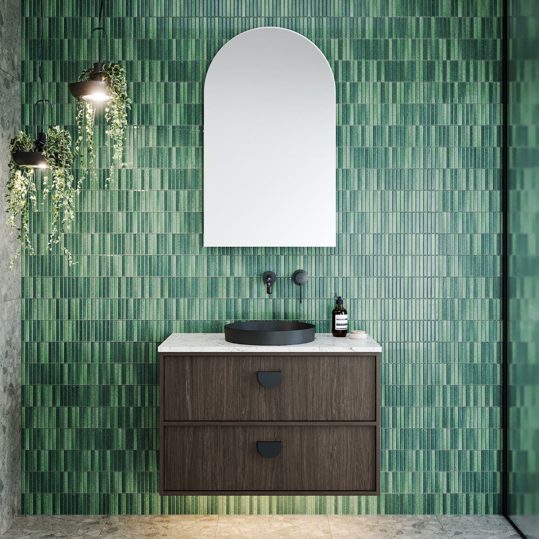 TIMBERLINE TARO CUSTOM WALL HUNG VANITY (ALL SIZING)