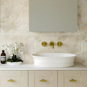 TIMBERLINE BONNIE ABOVE COUNTER BASIN MATTE WHITE 560MM