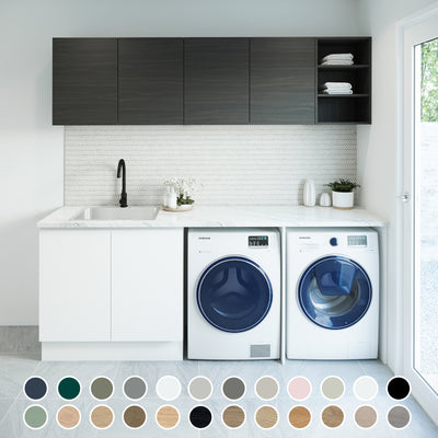 TIMBERLINE CUSTOM 2232MM LAUNDRY AND WALL CABINET PACKAGE