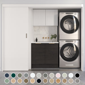 TIMBERLINE CUSTOM 915MM LAUNDRY AND WALL CABINET PACKAGE