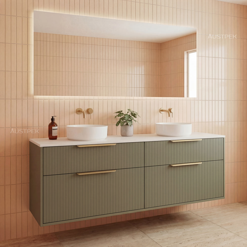 TIMBERLINE SAVOY CUSTOM WALL HUNG VANITY (ALL SIZING)