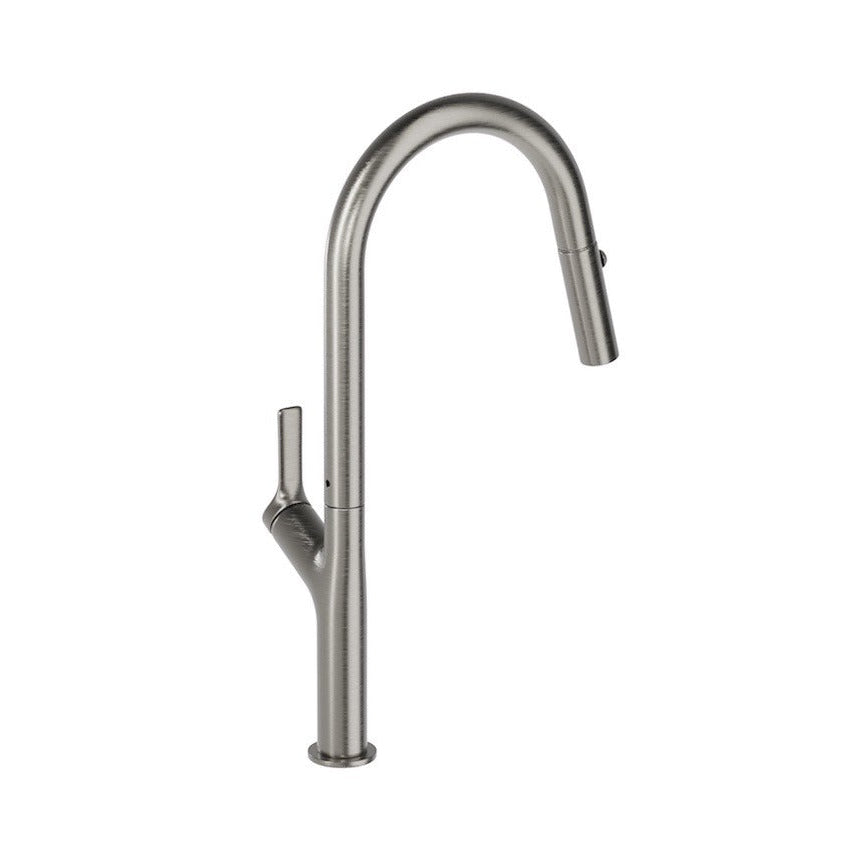 LINSOL TISH PULL-OUT SINK MIXER 463MM BRUSHED STAINLESS