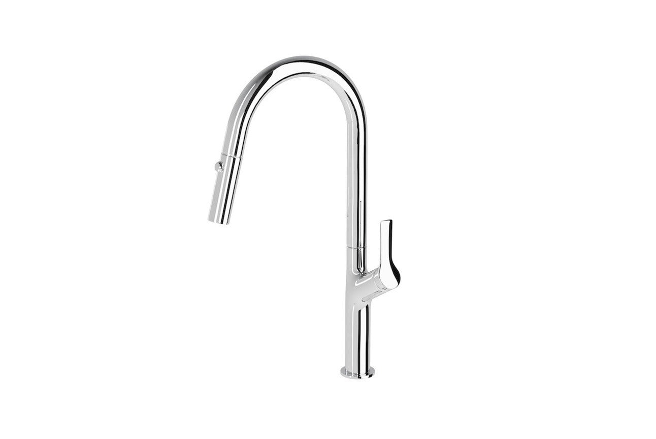 LINSOL TISH 25MM PULL-OUT SINK MIXER MIRROR POLISH