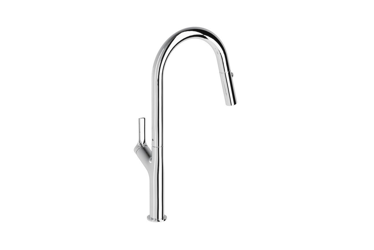 LINSOL TISH 25MM PULL-OUT SINK MIXER MIRROR POLISH
