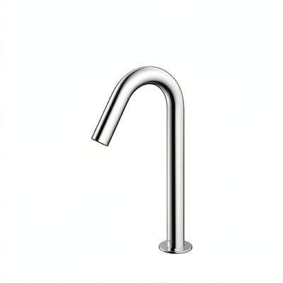 TOTO TOUCHLESS DECK MOUNTED SEMI-TALL BASIN MIXER 266MM CHROME