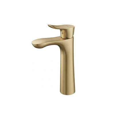 TOTO GO SEMI TALL BASIN MIXER 216MM BRUSHED FRENCH GOLD