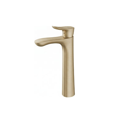 TOTO GO TALL BASIN MIXER 266MM BRUSHED FRENCH GOLD