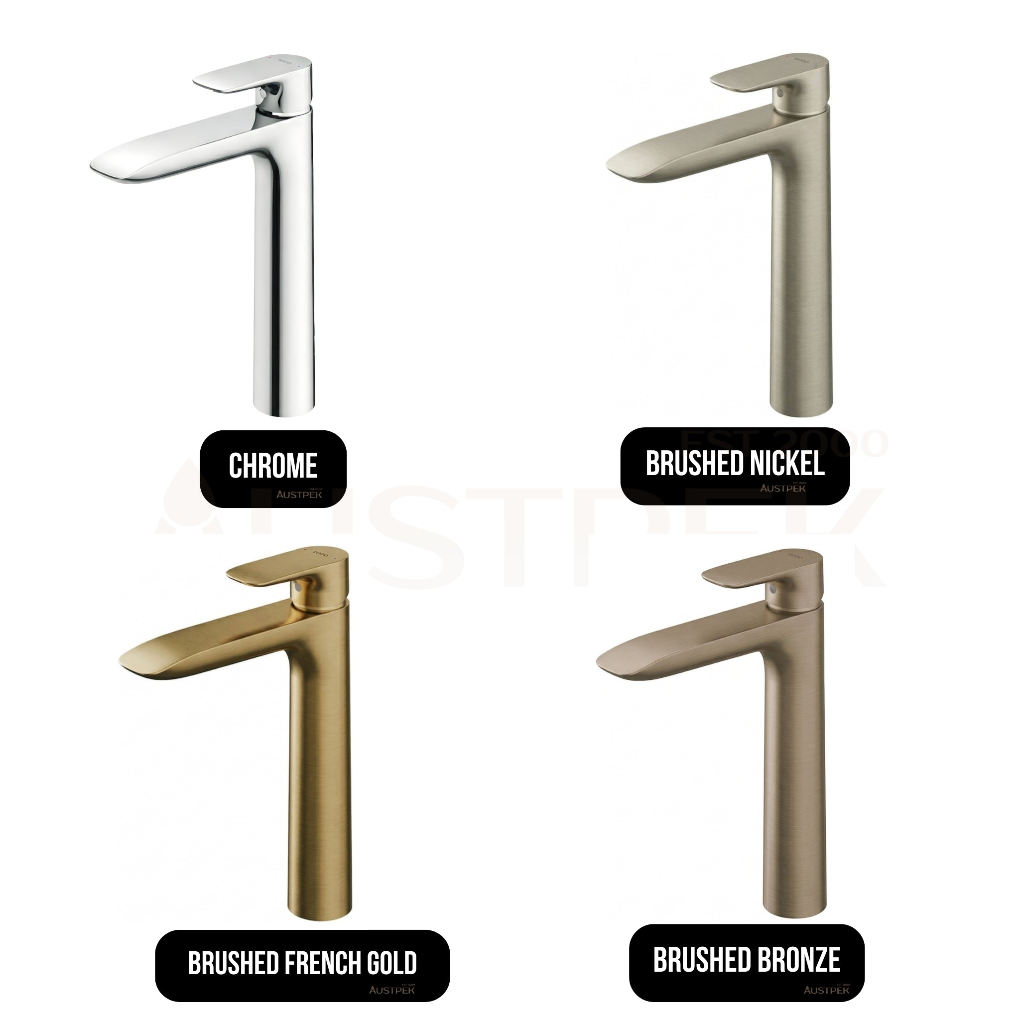 TOTO GA TALL BASIN MIXER 259MM CHROME