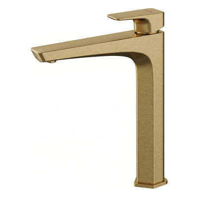 TOTO GE TALL BASIN MIXER 300MM BRUSHED FRENCH GOLD