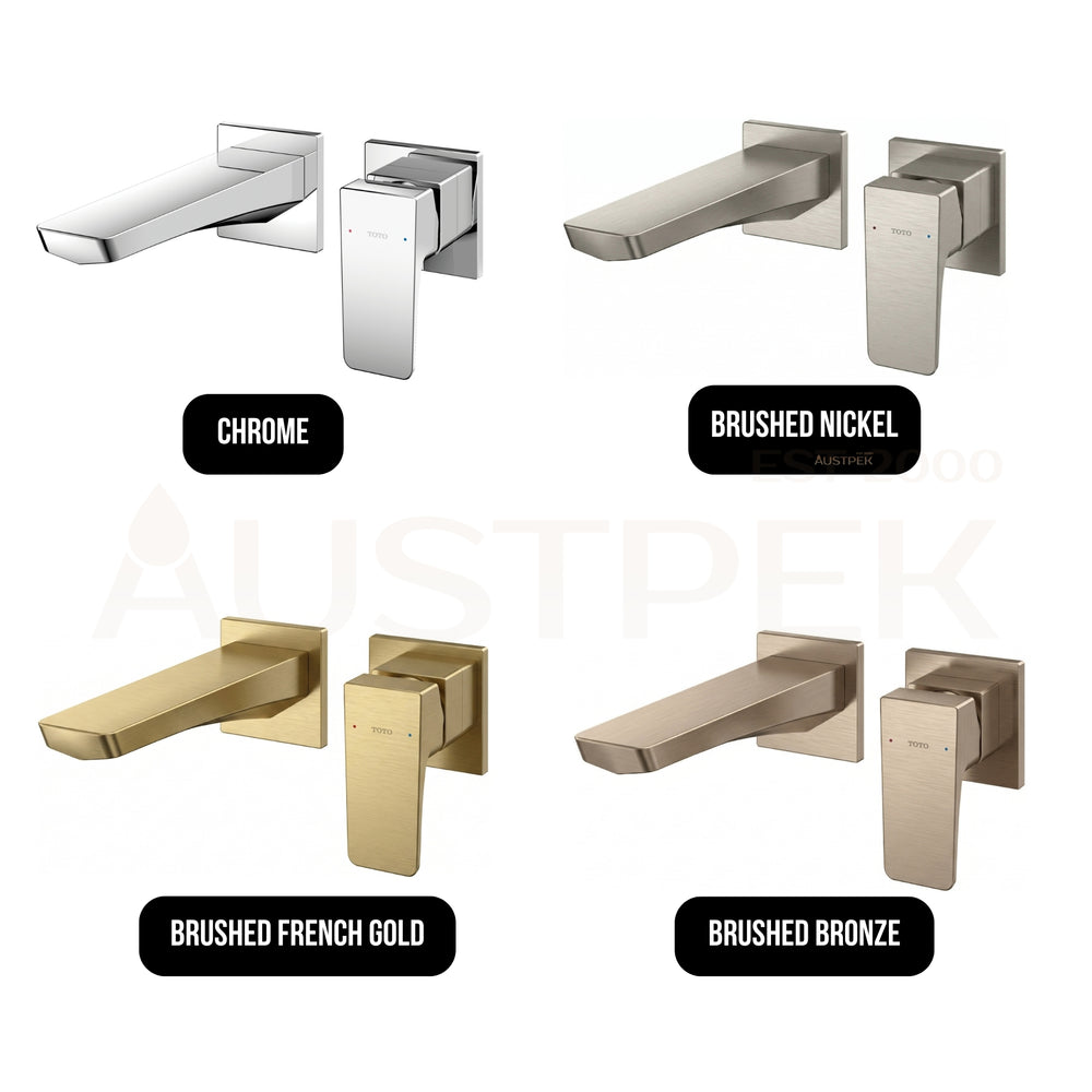 TOTO GE SHORT SPOUT WALL BASIN MIXER CHROME