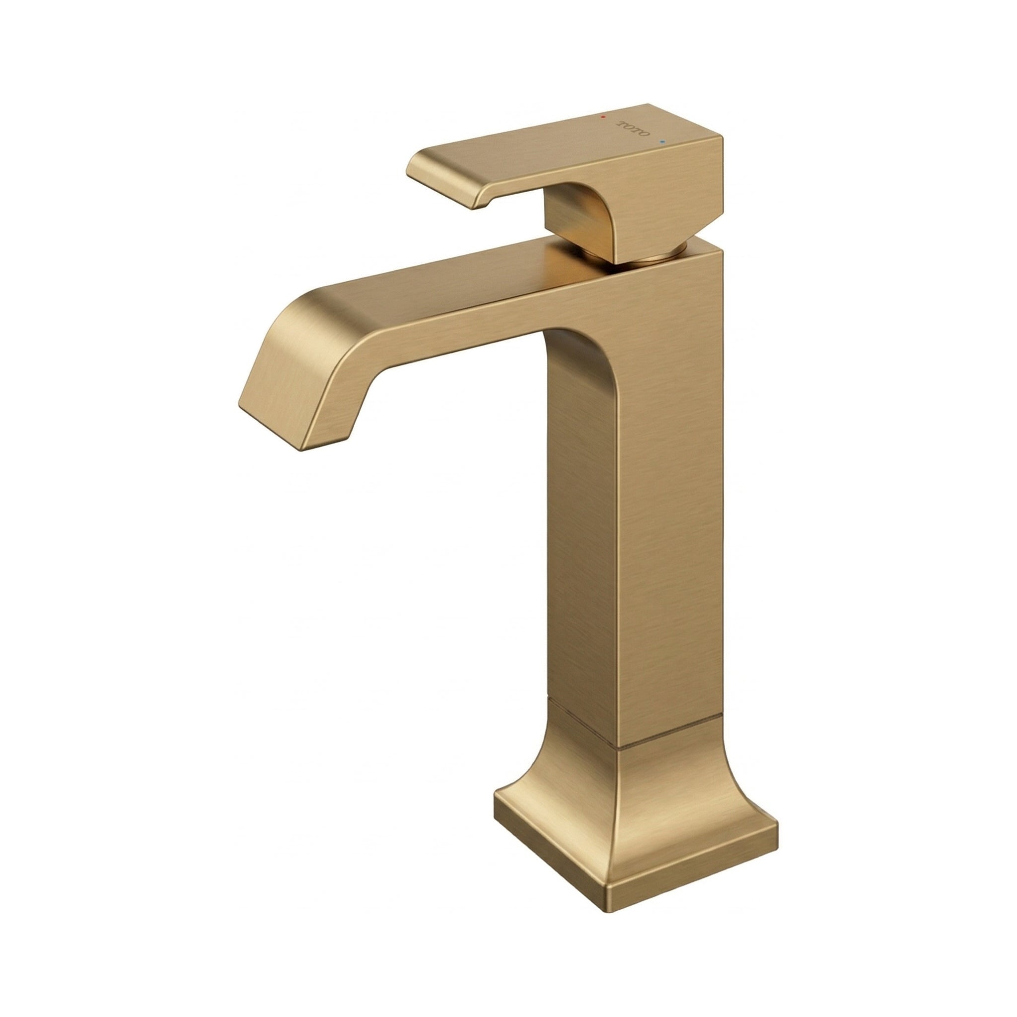 TOTO GC SEMI TALL BASIN MIXER 220MM BRUSHED FRENCH GOLD