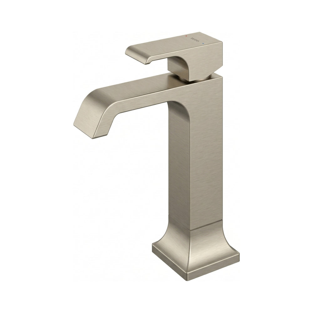 TOTO GC SEMI TALL BASIN MIXER 220MM BRUSHED NICKEL