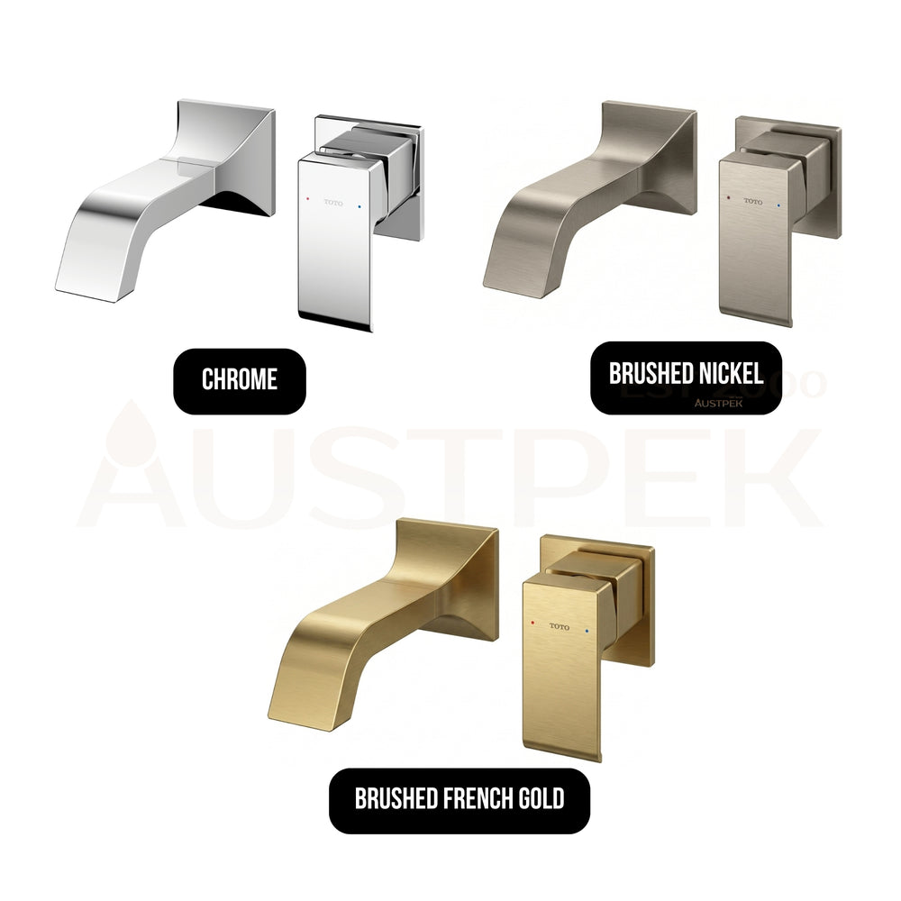 TOTO GC SHORT SPOUT WALL BASIN MIXER CHROME