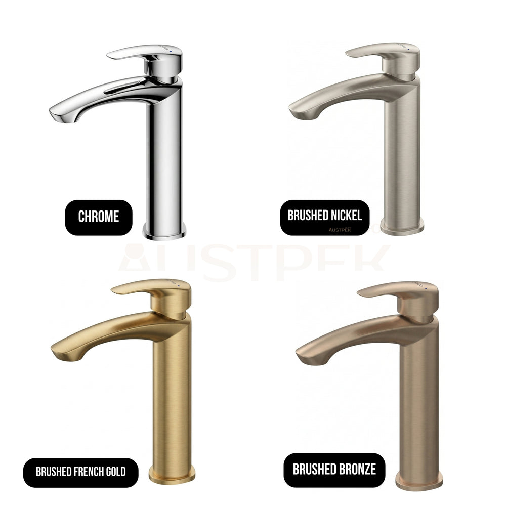 TOTO GM SEMI TALL BASIN MIXER 230MM BRUSHED FRENCH GOLD