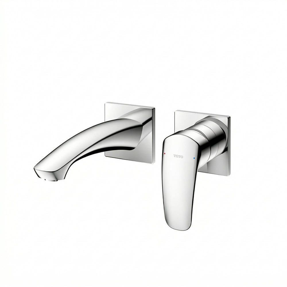 TOTO GM SHORT SPOUT WALL BASIN MIXER CHROME