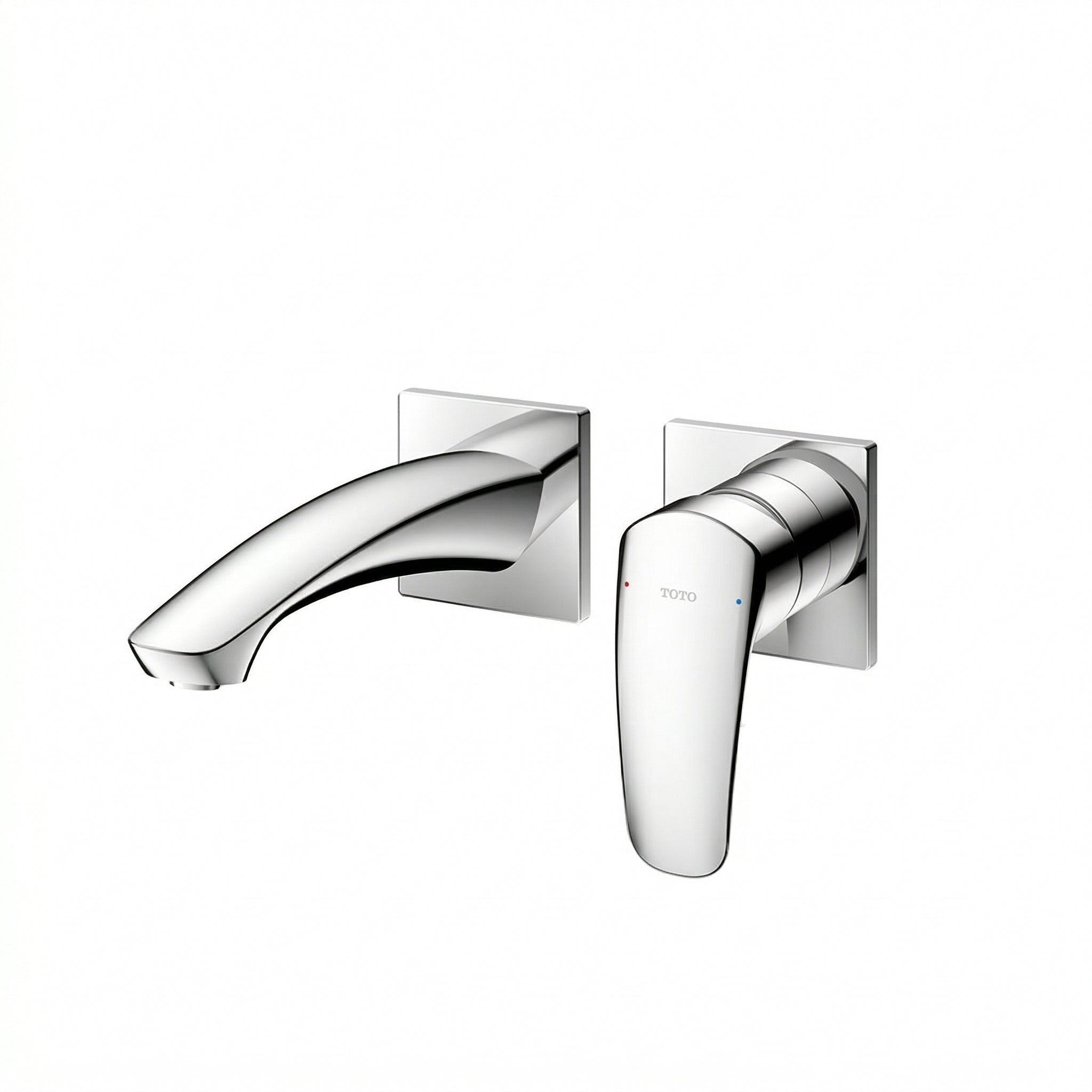 TOTO GM SHORT SPOUT WALL BASIN MIXER CHROME