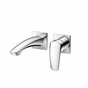 TOTO GM SHORT SPOUT WALL BASIN MIXER CHROME