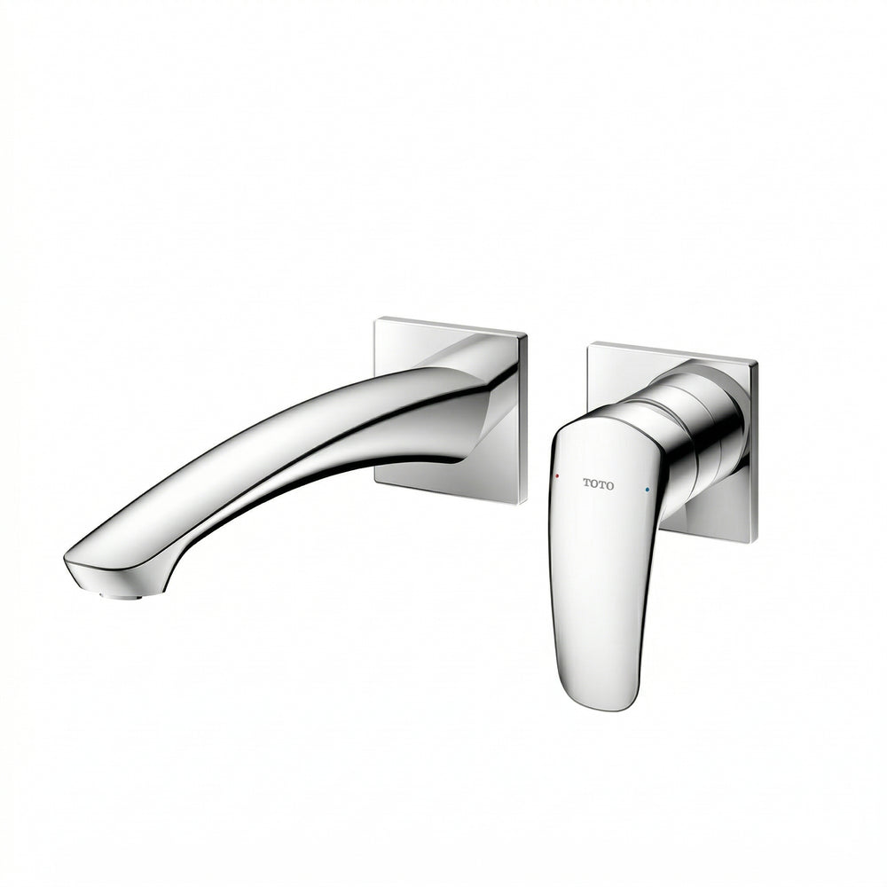 TOTO GM LONG SPOUT WALL BASIN MIXER CHROME