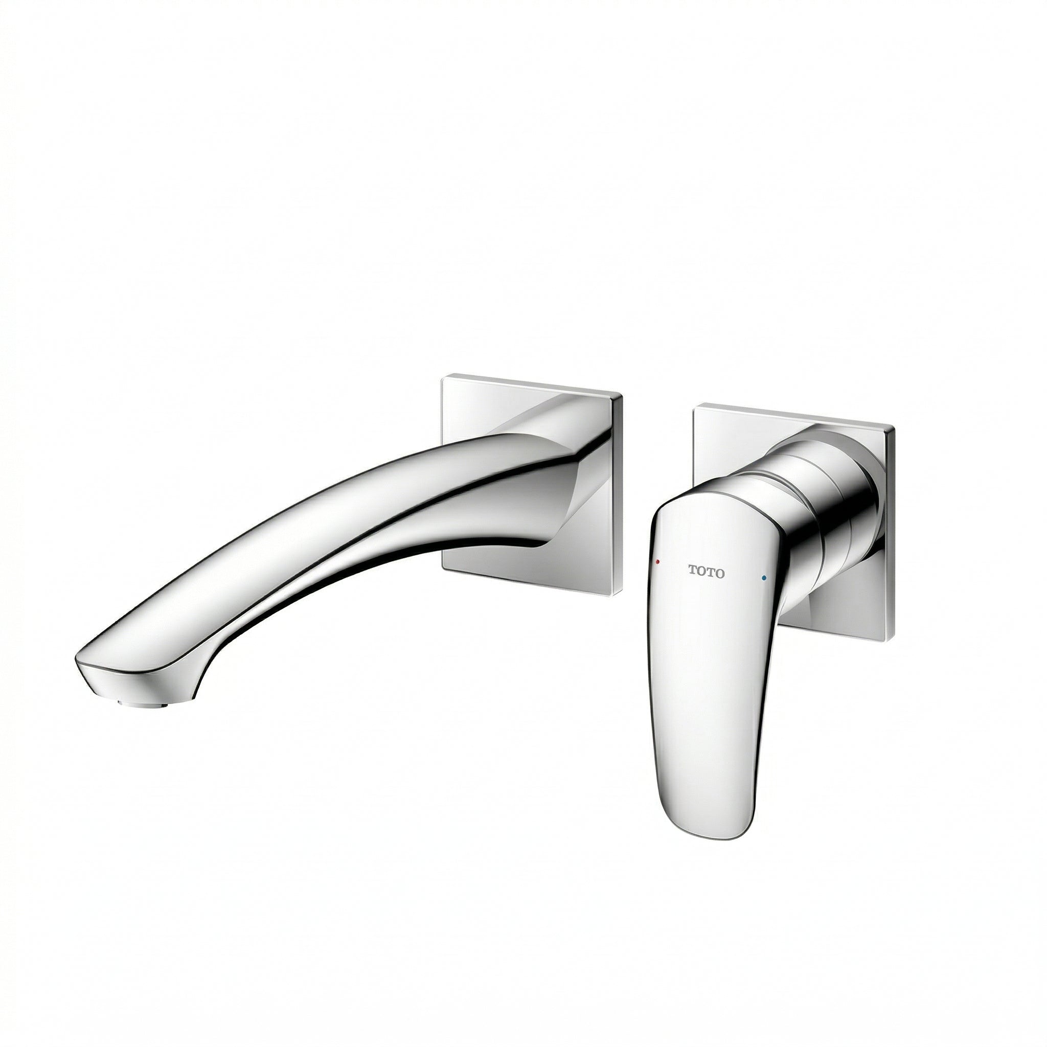 TOTO GM LONG SPOUT WALL BASIN MIXER CHROME