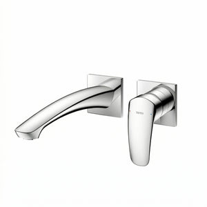 TOTO GM LONG SPOUT WALL BASIN MIXER CHROME