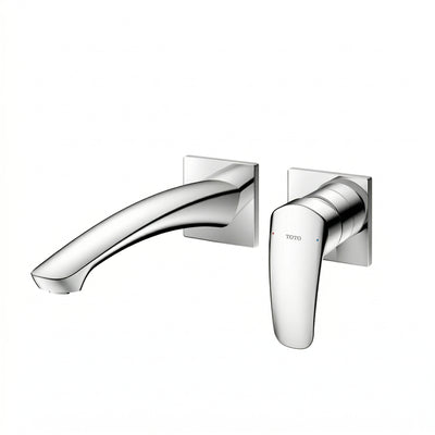 TOTO GM LONG SPOUT WALL BASIN MIXER CHROME