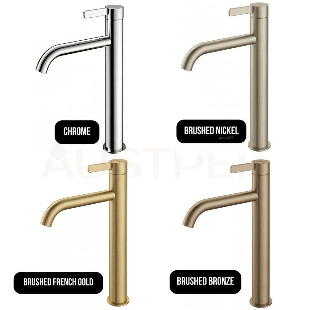 TOTO GF TALL BASIN MIXER 301MM BRUSHED FRENCH GOLD