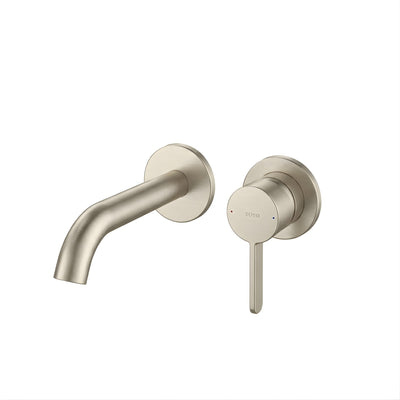 TOTO GF SHORT SPOUT WALL BASIN MIXER BRUSHED BRONZE