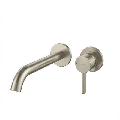 TOTO GF LONG SPOUT WALL BASIN MIXER BRUSHED NICKEL
