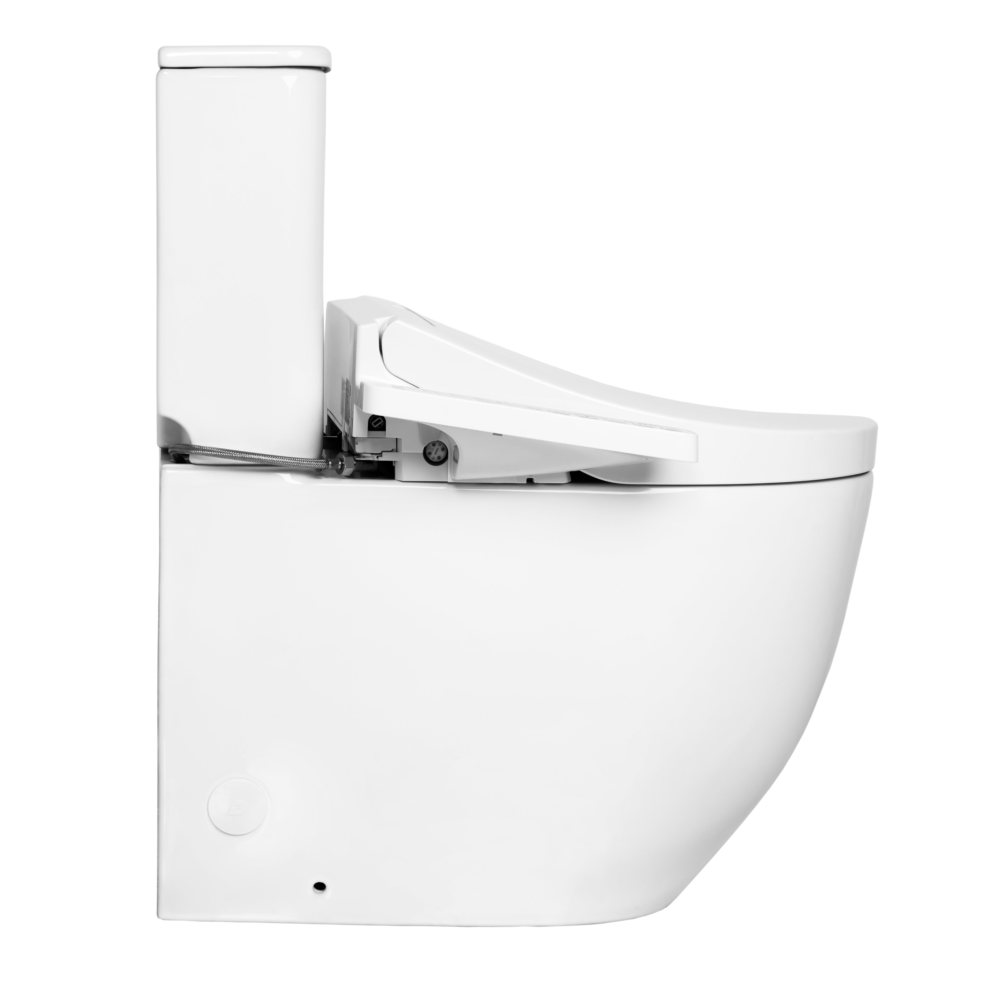 TOTO C2 WASHLET W/ SIDE CONTROL AND B&H BTW TOILET SUITE PACKAGE ELONGATED GLOSS WHITE