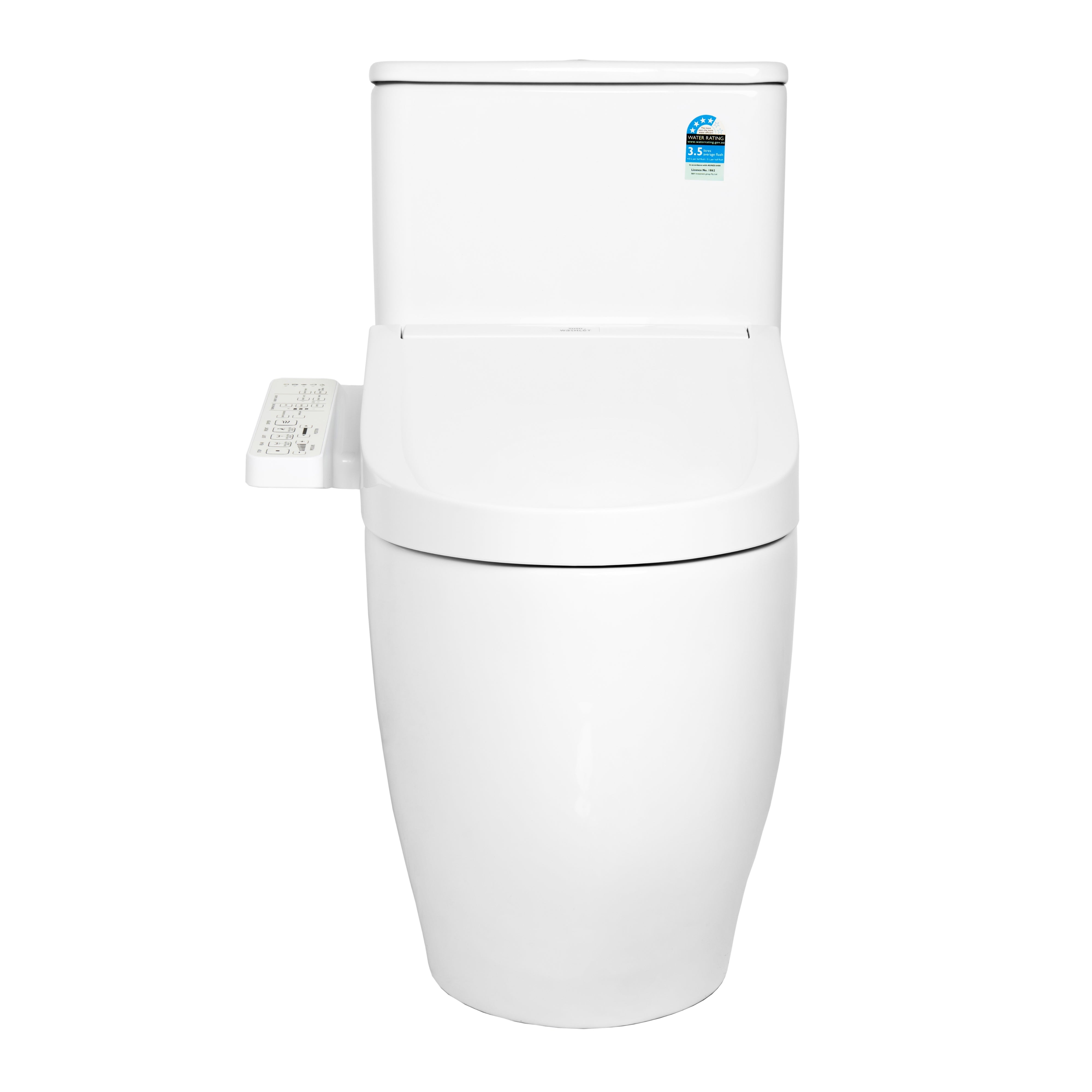 TOTO C2 WASHLET W/ SIDE CONTROL AND B&H BTW TOILET SUITE PACKAGE ELONGATED GLOSS WHITE