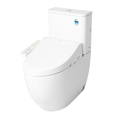 TOTO C2 WASHLET W/ SIDE CONTROL AND B&H BTW TOILET SUITE PACKAGE ELONGATED GLOSS WHITE