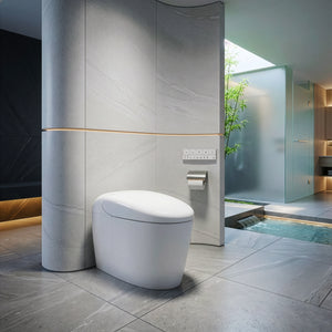 TOTO NEOREST RS INTEGRATED TOILET & REMOTE CONTROLLED WASHLET ELONGATED GLOSS WHITE