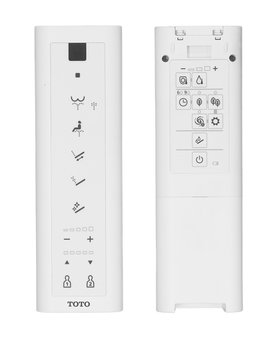 TOTO HAYON CLOSE COUPLED TOILET AND S5 WASHLET W/ REMOTE CONTROL PACKAGE (D-SHAPED) GLOSS WHITE