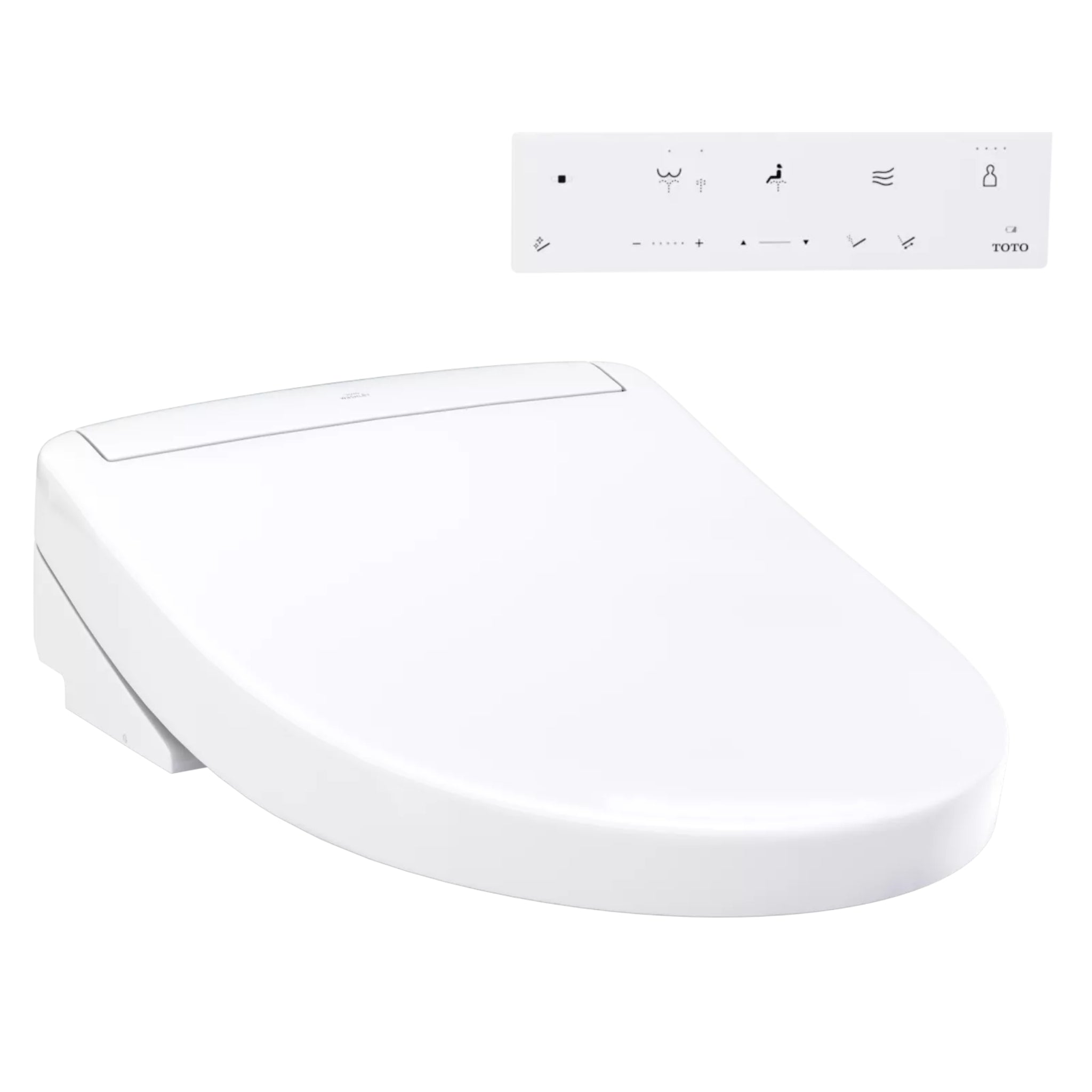 TOTO S5 WASHLET WITH REMOTE CONTROL ELONGATED GLOSS WHITE