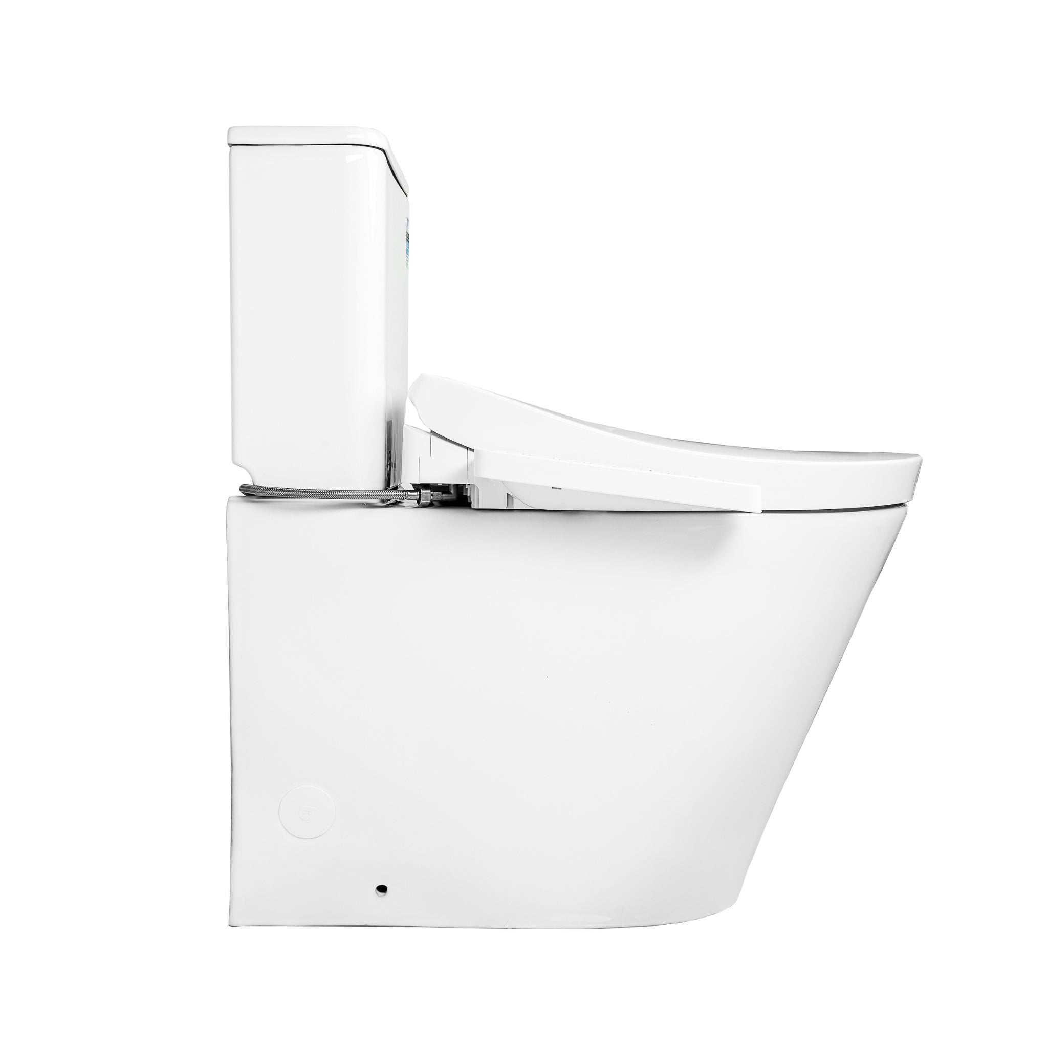 TOTO S2 WASHLET W/ SIDE CONTROL AND B&H DARA BTW TOILET SUITE PACKAGE D-SHAPE GLOSS WHITE