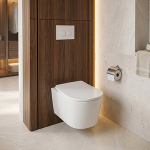 TOTO CONTEMPORARY I WALL HUNG TOILET (D-SHAPE) GLOSS WHITE