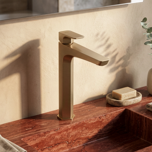 TOTO GE TALL BASIN MIXER 300MM BRUSHED BRONZE
