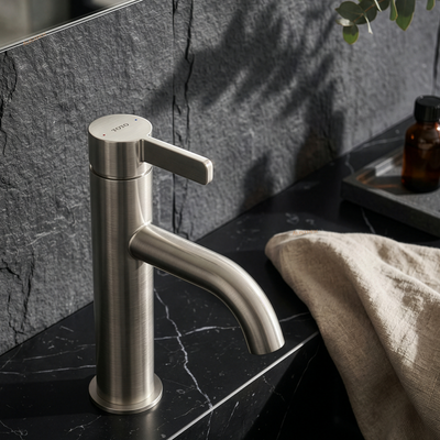 TOTO GF BASIN MIXER 186MM BRUSHED NICKEL