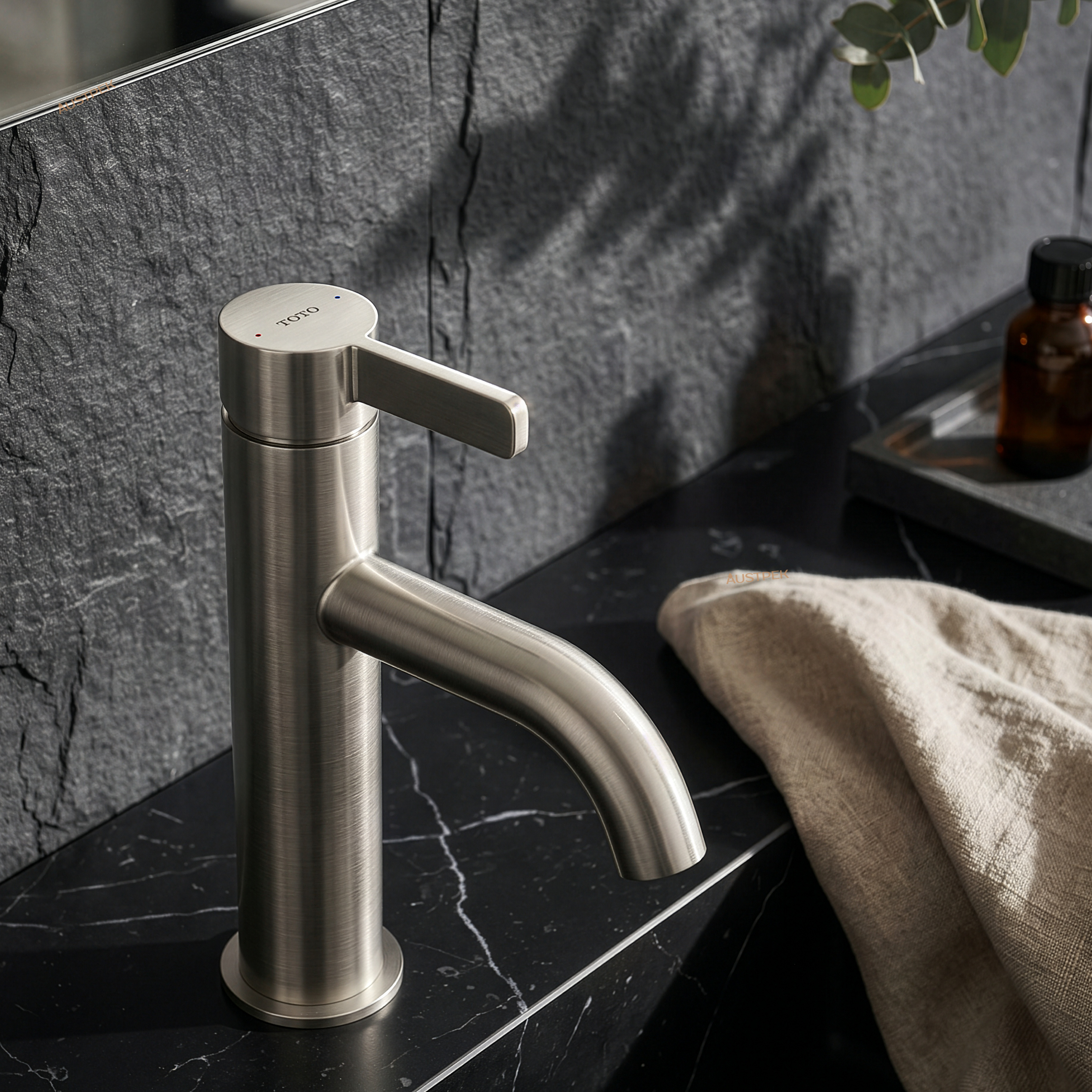 TOTO GF BASIN MIXER 186MM BRUSHED NICKEL