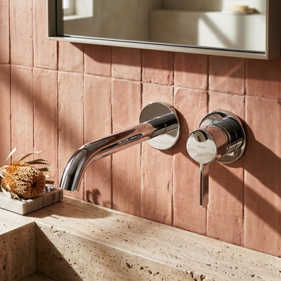 TOTO GF LONG SPOUT WALL BASIN MIXER CHROME