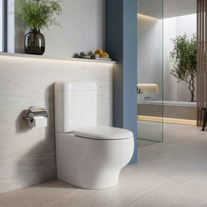 TOTO HAYON CLOSE COUPLED TOILET GLOSS WHITE