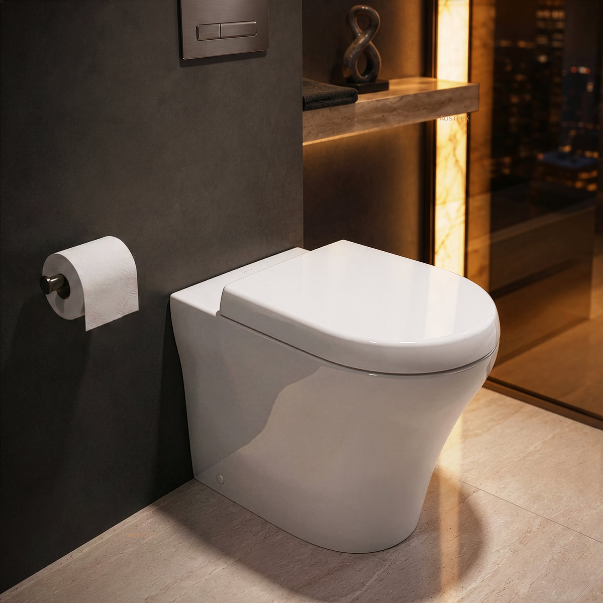 TOTO MH WALL FACED TOILET GLOSS WHITE