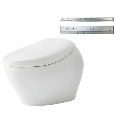 TOTO NEOREST NX I LUXURIOUS SMART TOILET GLOSS WHITE W/ SILVER REMOTE