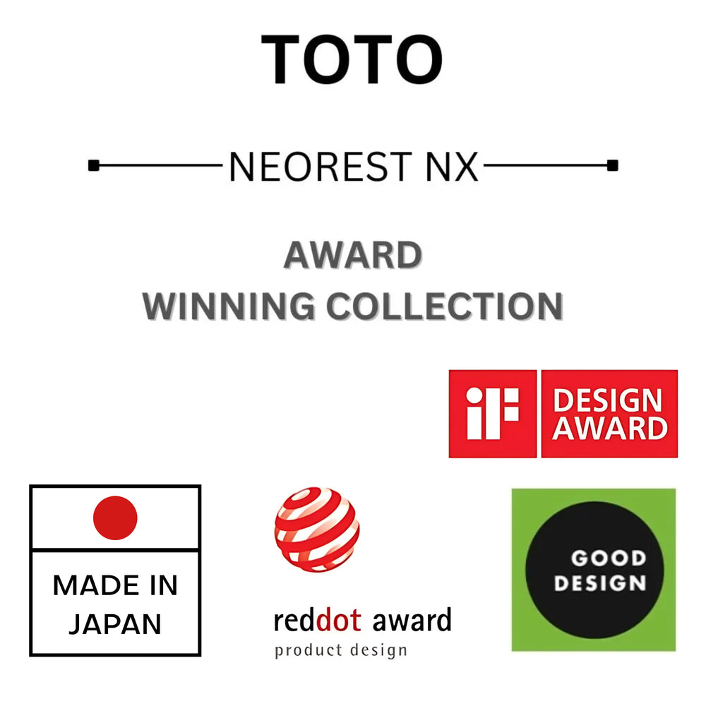 TOTO NEOREST NX I LUXURIOUS SMART TOILET GLOSS WHITE W/ SILVER REMOTE